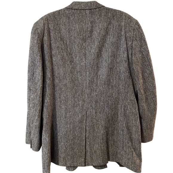 1990s Kuppenheimer Mens Sport Coat Size 44" Brown Gray Tan Blue Single Breasted - Picture 3 of 11